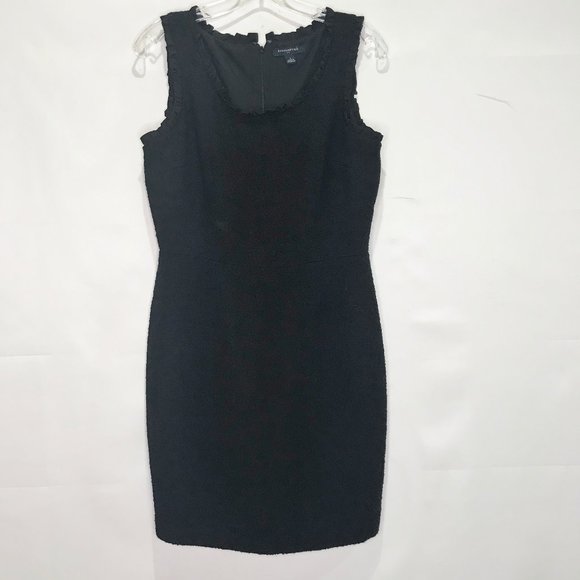 Banana Republic Woman’s Dress sz 6 Sheath Career Fully Black Wool Blend - Picture 1 of 8
